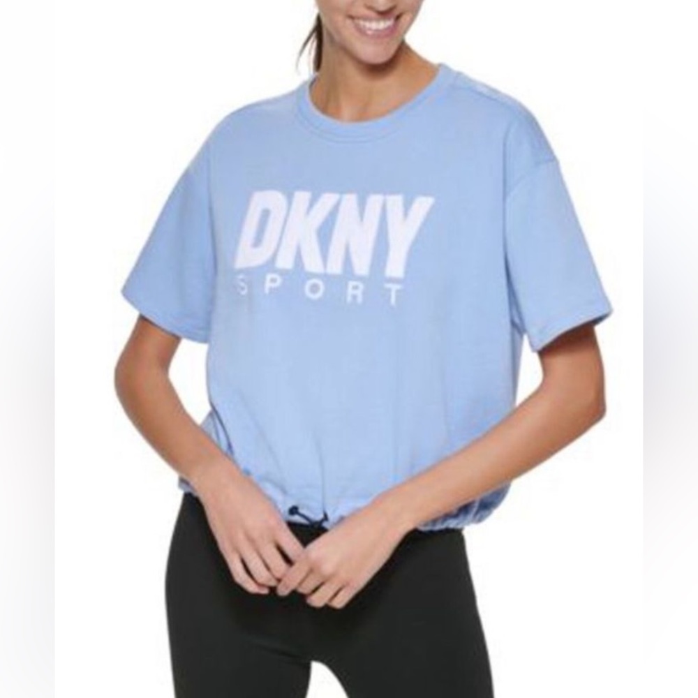 DKNY Sports Lego Graphic sleeve Crew Neck Sweater size XL